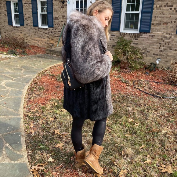 VINTAGE REAL FUR Coat Alaskan Couture Size 8 - Picture 2 of 5